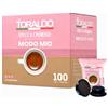 Generico 100 Capsule Caffè TORALDO per sistema Lavazza A Modo Mio Miscela Dolce e Cremoso - Caffè D'eccellenza