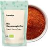 Kamelur 250g di peperoncino di Cayenna BIO in polvere - pepe di Cayenna biologico di alta qualità, finemente macinato e senza additivi - 9.000 Scoville - in confezione biodegradabile