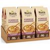 Generico 6 Confezioni Porridge o Granola Bio 250g - Nocciole e Cioccolato/Mandorle e Mirtilli Rossi - Fonte di Proteine Vegetali, Ricchi di Fibre (Nocciole e Cioccolato (Porridge))