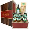 Valle del Crati ECCELLENZE GASTRONOMICHE Valle del Crati Cesto Regalo di Pasqua con 10 Prodotti | Cesto Pasquale con Olio Bio, Fichi Cioccolato e Rum, Nduja, Peperoncino, Pasta, Sottoli ed altro | Cestino di Pasqua