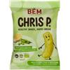 BEM Patatine di Legumi BEM CHRIS P. - Piselli, Limone e Pepe Nero | Croccanti e Biologiche, 240g (6x40g Pack) Senza Glutine