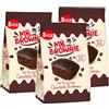 CAIYA 3X Mr. Brownie Brownies Tortine al Cioccolato con Gocce di Cioccolato Belga 200g
