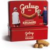Galup Krumiri Piemontesi 250g in Latta Litografata - Biscotti al Burro e Uova Fresche - Frollini Tradizionali da Inzuppo per Colazione e Merenda - Elegante Confezione Regalo Vintage