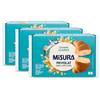 Generico 3X Misura Privolat Cornetti Classici Senza Latte e Uova (Lactose Free), Croissant Vuoti e Soffici 246g