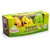 Generico Uova Gallina Maculate per crispo 105g - Confezione da 3 Uova di Cioccolato Fondente Decorate - Ovetti Pasquali Colorate da Regalo - Made in Italy
