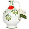 Oba Bem Querer Orci in Ceramica artigianale decorata a mano con olio Extra Vergine di Oliva Galantino 500ml (Rita)