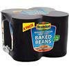 Branston - Fagioli di zucchero di sale ridotto, 4 x 410 g