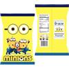irpot 10 Buste di Patatine Personalizzate da 25g, Confezioni per Battesimo, Compleanni, Regalini Fine Festa per Bambini e Bambine, Grafica a Scelta, Vari Temi (Minions)