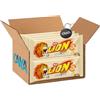 CAIYA Lion Snack Size Barrette con Wafer Toffee al Cioccolato Bianco, Riso Soffiato e Caramello Confezione da 5 Barrette, 150g [CAIYA® BOX da 8 Confezioni]