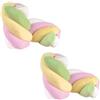 Idea Bulgari Marshmallow Estruso Treccia 4 Colori per Decorazione Dolci 1 kg