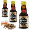 AlcoFermBrew 3 x Essenza Smoked Whisky Black 25ml - Aroma Senza Alcol Per 2,25L - Aroma Premium Per Liquori