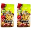 DUE ESSE S.N.C. DI SABATINI ALDO PZ 2 CONFEZIONI DA 200 GR DI CASTAGNE SGUSCIATE MORBIDE MOSCIARELLE DA PORTARE SEMPRE CON TE COME SNACK