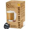 ITALIAN COFFEE FOR ESPRESSO LOVERS Italian Coffee 120 Capsule Cafè con Leche Compatibile con Nescafé Dolce Gusto