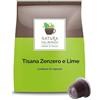 Caffè dal Mondo 100 Capsule Compatibili con Nespresso - Tisana Zenzero e Lime - Natura dal Mondo