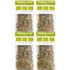 VAL D'ESARO Origano Secco a Rametti Essiccato - 100% Naturale e Profumato - Raccolto a Mano e Lavorato Artigianalmente - Aroma Intenso per Cucina Mediterranea - Confezione 40g - Val D'Esaro - 4 Pacchi