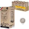 FIOR D'ORZO CAFFE' D'ORZO TOSTATO A LEGN Fior d'orzo "100% orzo Mondo" tostato 20 cialde 44mm - scatola 8x 20 cialde