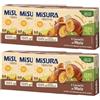 CAIYA 6X Misura Fibrextra Cornetti al Miele con Lievito Madre 100% Farina Integrale 308gr [6 Confezioni]