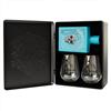 AMUERTE METAL BOX - Gin 70 cl + 2 bicchieri trasparenti (AMUERTE LIGHT BLUE)