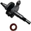 Qdkpgls Albero motore con paraolio adatto for MS171 MS181 MS181C MS211 Strumento for motosega da giardino Parte 11390300401