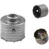 Gloriashoponline Kovalmax® FRESA CAROTATRICE A TAZZA 90 MM DA TRAPANO ATTACCO SDS PLUS PER FORARE MURO CEMENTO
