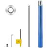 HOPSON TOOLS Scalpello da Tornio rotondo 12 mm per Mini Tornio Legno, Finitore con punta in carburo e inserti intercambiabili in carburo, Barra regolabile in acciaio inossidabile, Manico in Alluminio