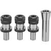 KIMISS Set di Mandrini Portapinze con Codolo Esteso ER20 di Precisione Set di Pinze a Molla 3/4 R8 e Asta di Prolunga per Mandrini Portapinze 3 Pezzi per Macchina per Incidere CNC