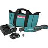 Makita RW01R1 12V max CXT - Kit cricchetto senza fili agli ioni di litio da 3/8/1/4 (2,0 Ah)