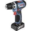 Bosch Professional MP GSR 12V-15 FC 06019F6006 - Trapano avvitatore a batteria, 12 V, 2 batterie