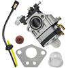 DORFEY Carburatore con guarnizione, tubo flessibile, filtro carburante for motore decespugliatore 52 cc, 49 cc, 43 cc, carburatore, guarnizione, pompa di adescamento, tubo flessibile del carburante