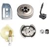 GTWSQQ Kit tamburo frizione pompa olio oliatore for H = USQVARNA-41 136 137 142 141 Accessori for attrezzature elettriche for motoseghe Kit di parti for seghe a catena