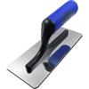 SAfweL Cazzuola professionale in acciaio inossidabile, spatola for stucco, spatola for malta, spatola for finitura - 200mm/240mm - for malte di gesso adesivi manico in plastica intonacatura fai da te (Size
