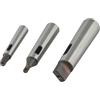 Valixirant Set di 3 pezzi (MT1-MT2 / MT2-MT3 / MT3-MT4) mandrino trapano e utensili a gambo conico - acciaio 45#, HRC58 temprato, manicotto conico terra