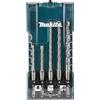 Makita E-15702 Centering tip SDS-PLUS - Set di punte per trapano a martello, 5 pezzi, in scatola portaoggetti, Ø 5 - 10 mm, ideale per calcestruzzo e muratura
