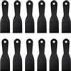NEETUE 12 coltelli da stucco in plastica da 5 cm, raschietto per pittura per rattoppare spackling, coltelli flessibili per stucco, piccoli coltelli per stucco per parete, graffi e spalmare la pittura (nero)