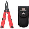 4K5 Tools Utensile multifunzione MT 400 (con fondina in nylon, strumento multifunzione con pinza/cacciavite/apribottiglie e lattine/sega/lima)