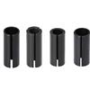 QOXEZY Set di 4 adattatori per fresa per macchina da incidere, 6 mm/8 mm/10 mm/12 mm/12,7 mm, in acciaio al carbonio