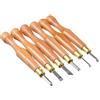 ACTINPANT 6 pz/set Strumenti for Intagliare il Legno Peeling Scultura in Scalpello Lavorazione del Taglierina Picchio Mano Strumento Fai da Te Set Caldo