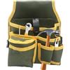 Generico per attrezzi con clip da cintura, cintura per attrezzi da elettricista - Borsa per da falegname,Borsa per multifunzione, organizer per con tasche multiple per falegnam