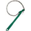 AUPREX 12 pollici robusto acciaio al carbonio regolabile Heavy Duty cricchetto catena filtro olio chiave reversibile stile catena tubo Fitter con multiuso