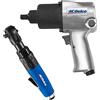 ACDelco ANI405A-NK1 - Set di attrezzi per avvitatore pneumatico a percussione a 5 velocità da ½ e chiave a cricchetto da 3/8