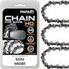 Mamuth Wild Nature 3 catene per motosega, 35 cm, 1,3 mm, 3/8, 52 TG, per Stihl MS181