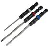 MIP Set di punte esagonali RC e kit di attrezzi 9612 (1,5 mm, 2,0 mm, 2,5 mm) - Chiave a brugola a testa esagonale e punte per cacciaviti, avvitatori elettrici e trapani elettrici per auto RC - Made