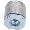 Xiuganpo Kit Adattatore per Smerigliatrice Angolare Design Filettato Testa di Conversione Scanalatura Facile Usare Lega di Alluminio per Piastrelle Parete (M10)