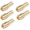 uxcell - Punte per mandrino in ottone per utensili rotativi Dremel, 5 pezzi, a18122900ux0691, 3mm(4.3mm Shank)