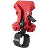 ModLuvano Affidabile supporto a cinghia a sgancio rapido per utensili elettrici con struttura in ABS e clip in metallo rinforzato per trapani e martelli (rosso)
