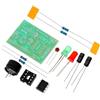 Cabilock Kit Elettronico Didattico 3 Pezzi Circuito Timer Ne555, Circuito LED Lampeggiante e Resina Epossidica, per Fai da Te e Studenti