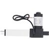 Klanata Attuatore lineare elettrico - 24 V CC 800 N, velocità 10 mm al secondo con corsa 100 mm - Tubo in alluminio e connettori ABS per letto o divano elettrico - Interruttori di fine