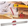 Uxsiya CX300-2 Righello per tracciatura portatile ad alta precisione 0-300mm Strumento di marcatura per plotter per la lavorazione del legno per lega di alluminio