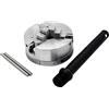 RazyPuy Z011 Mini Mandrino per Trapano In Lega di Manuale Autocentrante In Metallo A 3 Griffe Mandrino per Tornio In Metallo con per Macchina Utensile per Tornio CNC
