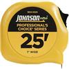 Johnson Level & Tool 1803-0025 - Nastro adesivo Professional's Choice, 63 m, nero/giallo, 1 nastro
